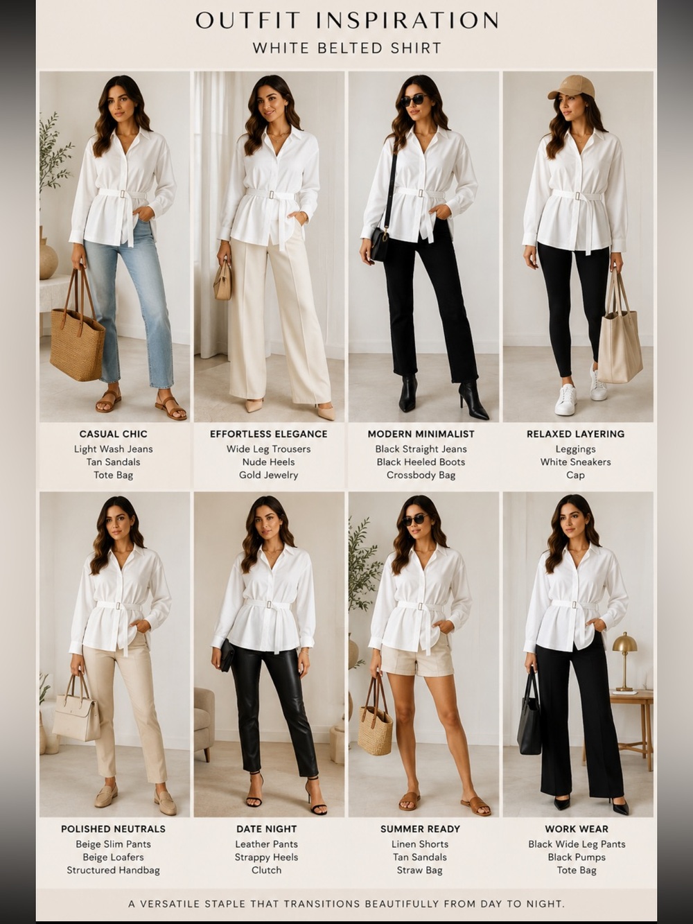 Max Studio London White Belted Peplum Button-Down Blouse XS NWT